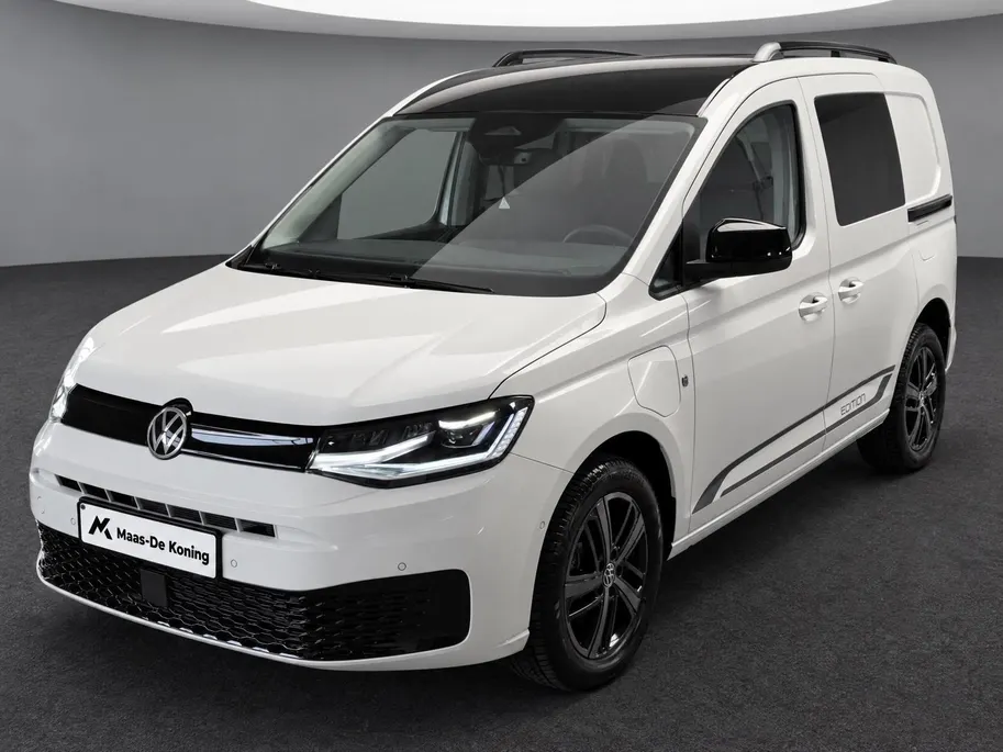 Volkswagen Bedrijfswagens Caddy Bedrijfswagens Cargo Flexible Limited Edition 1.5 eHybrid 115pk · Actieprijs van € 43.800,- voor € 39.300,- excl. BTW · 734599