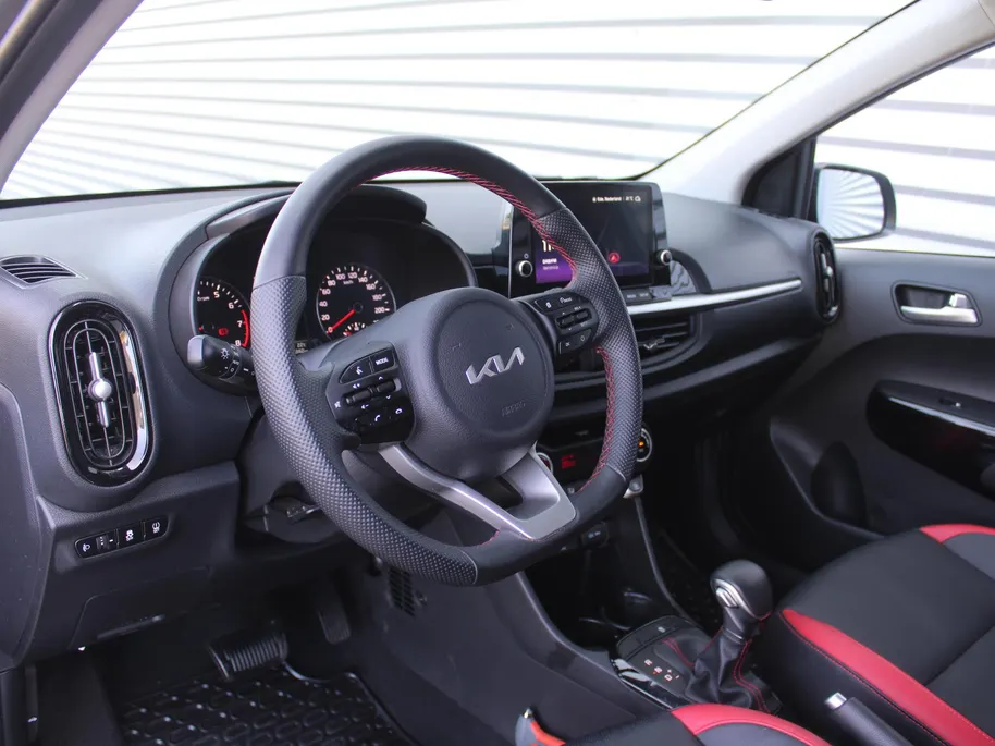 Kia Picanto 1.0 DPi GT-Line | Automaat | Cruise | Camera | Navi | 15' LM | All season | LED | Keyless | PDC |