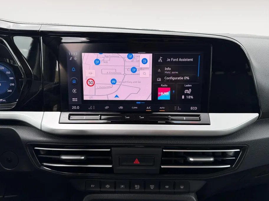 Ford Transit Connect Ford Tourneo Connect PHEV L2 Titanium 7p. | Uit Voorraad Leverbaar | Geel Kenteken | Automaat | Trekhaak | AGR Gecertificeerde Voorstoelen | Achteruitrijcamera | Winter Pakket | Adaptieve Cruise Control