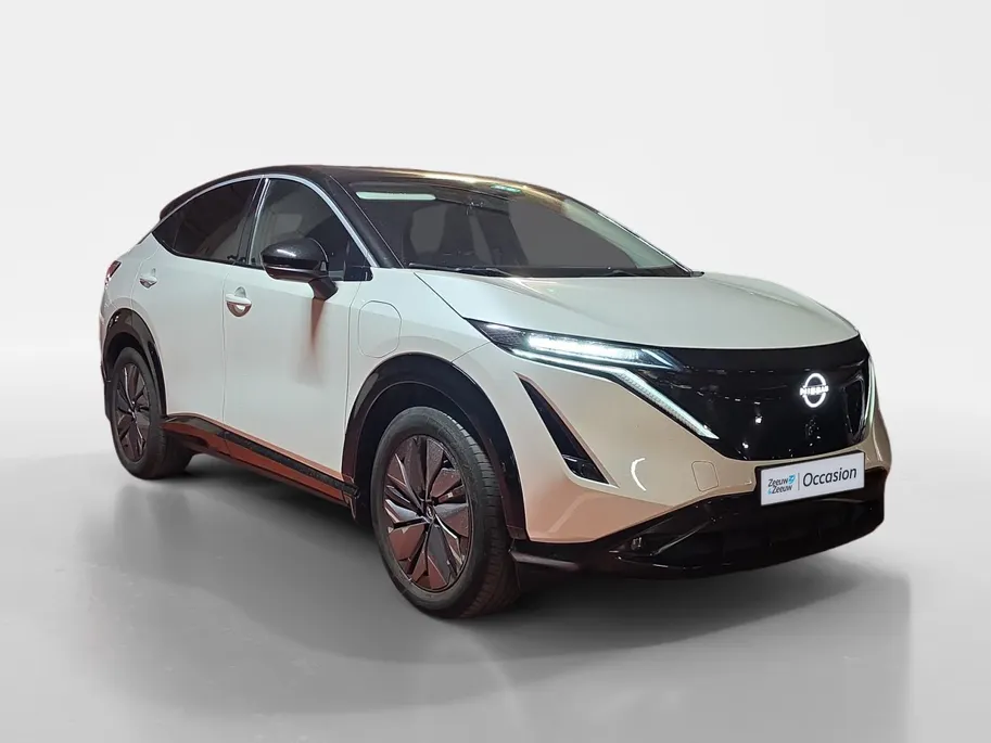 Nissan ARIYA Advance 66 kWh | 100% Elektrisch | 22KW lader | Trekhaak | Panorama dak | Elektrische achterklep | Elektrische stoelen | 360 camera