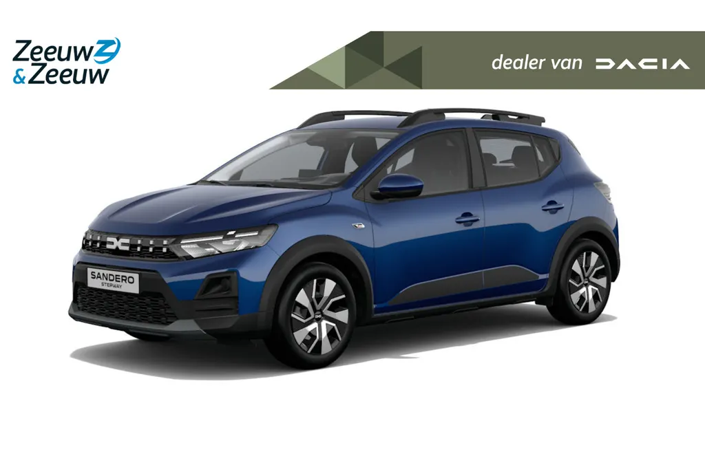 Dacia Sandero Stepway 1.8L Full Hybrid 155pk expression | NU te bestellen bij Zeeuw & Zeeuw | De zuinige, krachtige Full Hybrid technologie van Dacia | Te financieren tegen 2,9% rente |