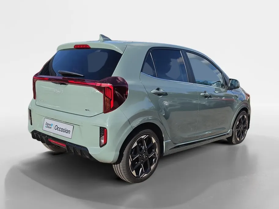 Kia Picanto 1.0 DPI GT-Line | Stoel + stuurverwarming | Lederen bekleding | Schuif/kanteldak | Navigatie | Parkeersensoren achter