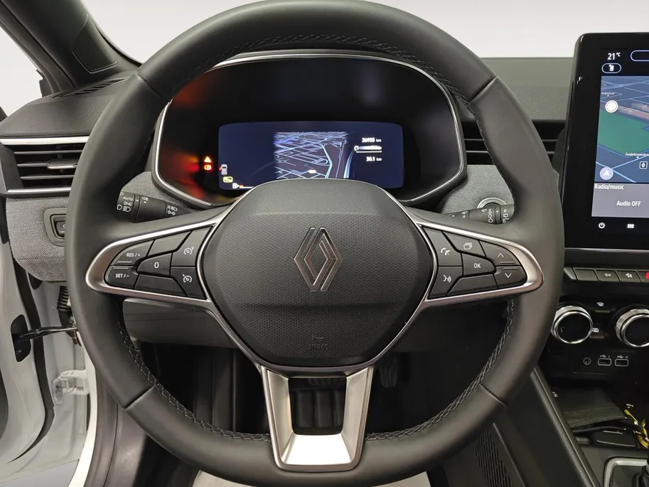 Renault Clio 1.6 E-Tech Full Hybrid 145 techno AUTOMAAT NAVI AIRCO CAMERA CRUISE CONTROLE APPLE CARPLAY ANDROID AUTO DEALER ONDERHOUDEN ZEER MOOIE AUTO