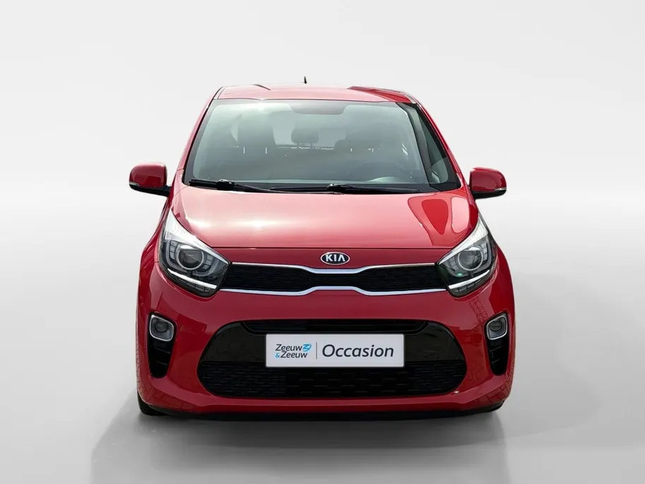 Kia Picanto 1.0 CVVT First Edition | All-Seasonbanden /Apple Carplay/ Android Auto | Navigatiesysteem | Cruise Control | Climate Control | Parkeercamera Achter | Lichtsensor | 15' Lichtmetalen Velgen