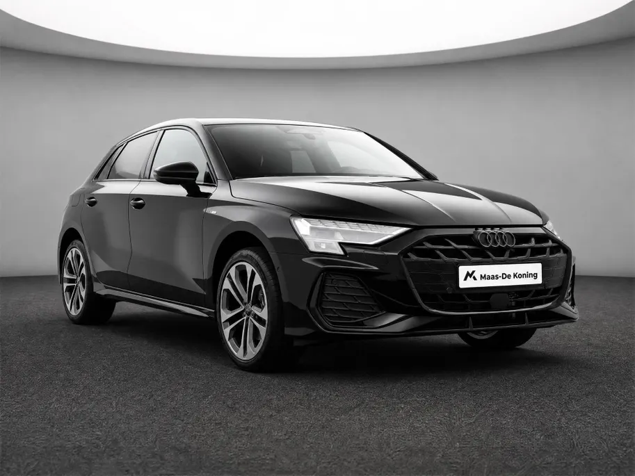 Audi A3 Sportback 40 TFSI e S edition 204 PK · Sonos premium met 3D geluid · Comfortsleutel zonder safelock · Assistentiepakket rijden en parkeren plus · MEGA Sale