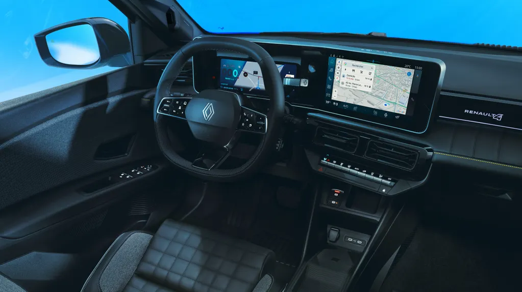 Vernieuwde Renault 4 E-Tech Electric dashboard