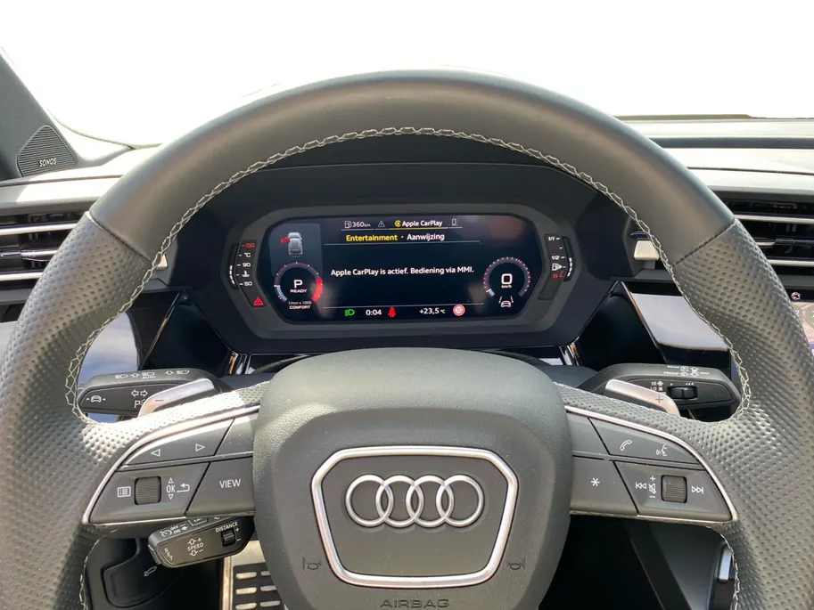 Audi A3 Sportback 35 TFSi mild-Hybrid S-Tronic aut. S Edition S Line Sportstoelen | Pano dak | SONOS Sound | Camera | Stoelverwarming | CarPlay | Cruise Control adapt. | Etc.