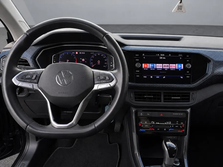 Volkswagen T-Cross 1.0 TSI 110pk DSG Style · Trekhaak · Camera · Apple/Android Car Play · P-Sensoren · Virtual Cockpit ·