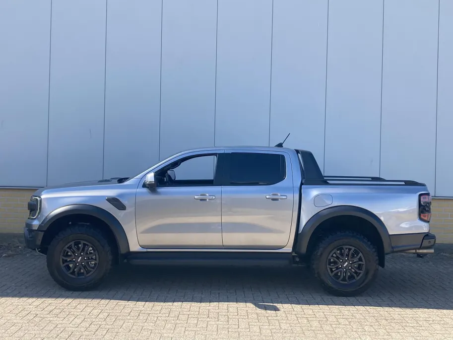 Ford Ranger 3.0 V6 Ecoboost Raptor 291 pk 4WD Automaat Benzine -grijs kenteken 2 persoons - elektrische rollertop - heavy duty vering