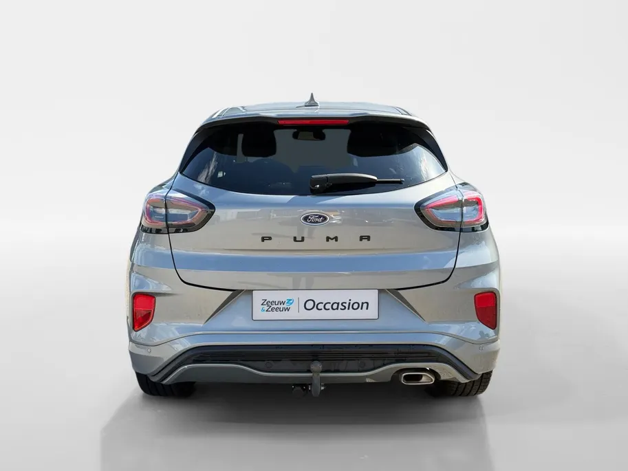 Ford Puma 1.0 EcoBoost Hybrid ST-Line X | Automaat | Trekhaak | Parkeersensoren voor en achter | Achteruitrijcamera | Adapt. Cruise control | BLIS | B&O | Draadloos opladen mobiel | 19' lichtmetalen velgen | Navigatie | Apple carplay & Android auto | Bovag garantie