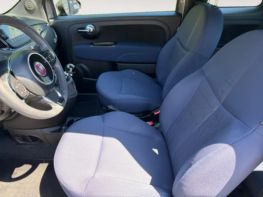 Fiat 500 1.0 Hybrid Cult Airco , lichtmetalen velgen 15' , navi  , parkeersensor , tel , usb-c , Apple Carplay/Android Auto .