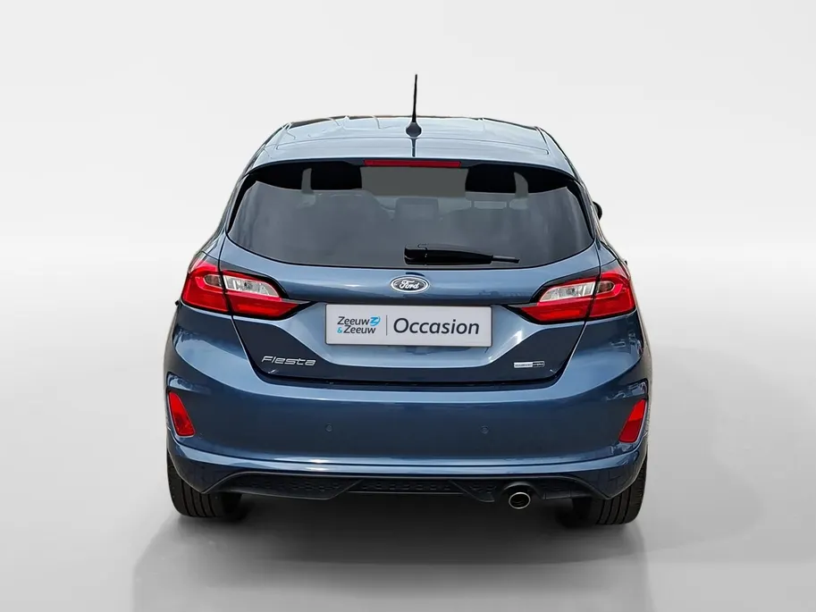 Ford Fiesta 1.0 EcoBoost Hybrid ST-Line 125 pk | Stoel- stuur en voorruitverwarming | Navigatie via Apple Carplay & Android auto | Parkeer sensoren