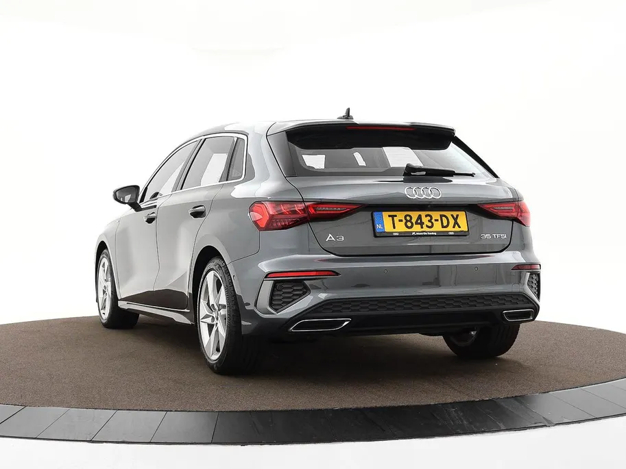 Audi A3 Sportback 35 TFSI 150pk S-Tronic S Edition · Camera · Apple/Android Car Play · Stoelverwarming · Parkeer assistent · Sportstoelen · Garantie t/m 13-06-2027 of 100.000km