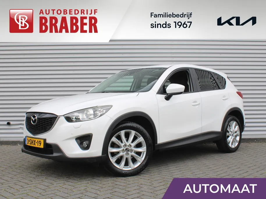 Mazda CX-5 2.0 GT-M 4WD | Stoelverwarming | 19' LM | Clima | Navi | Leer | Cruise | Camera | Xenon | Volledig dealer onderhouden! | Zeer nette auto |