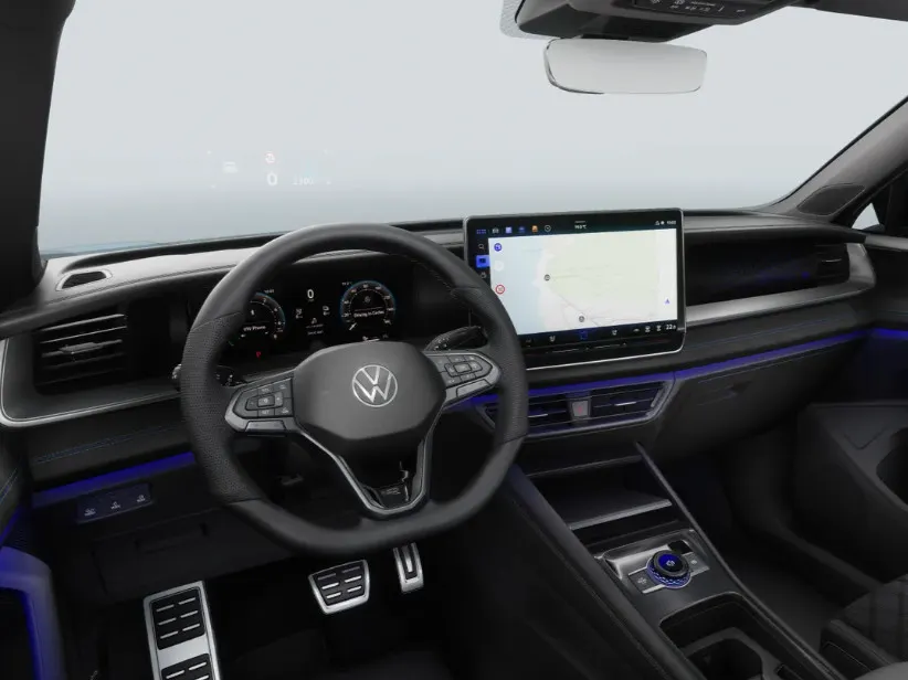 Volkswagen Tayron R-Line Edition 1.5 eHybrid 204 PK 6 versn. DSG · Black Style Pakket · Panoramaschuif-kanteldak · Trekhaak inklapbaar, met elektrische ontgrendeling, incl. aanhangermanoeuvreerhulp Trailer Assist ·