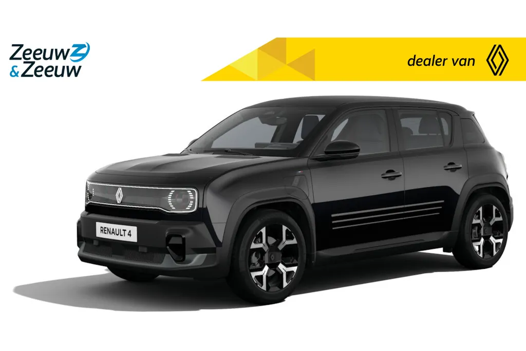 Renault 4 comfort range techno canvas dak 52 kWh | Profiteer nu van €1.800,- Zeeuw & Zeeuw voorraadkorting | NU met GRATIS 5 jaar fabrieksgarantie | 392KM Actieradius | NU te bestellen |