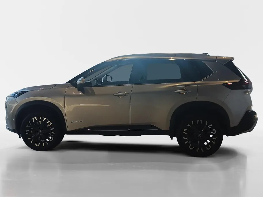 Nissan X-Trail 1.5 e-Power Tekna Plus *Nappa lederen bekleding*beidevoorstelen stoelgeheugen*Navigatie*Applecarplay&Androidauto*Head-up display*Climate controle*360grd amera*pdc voor en achter*