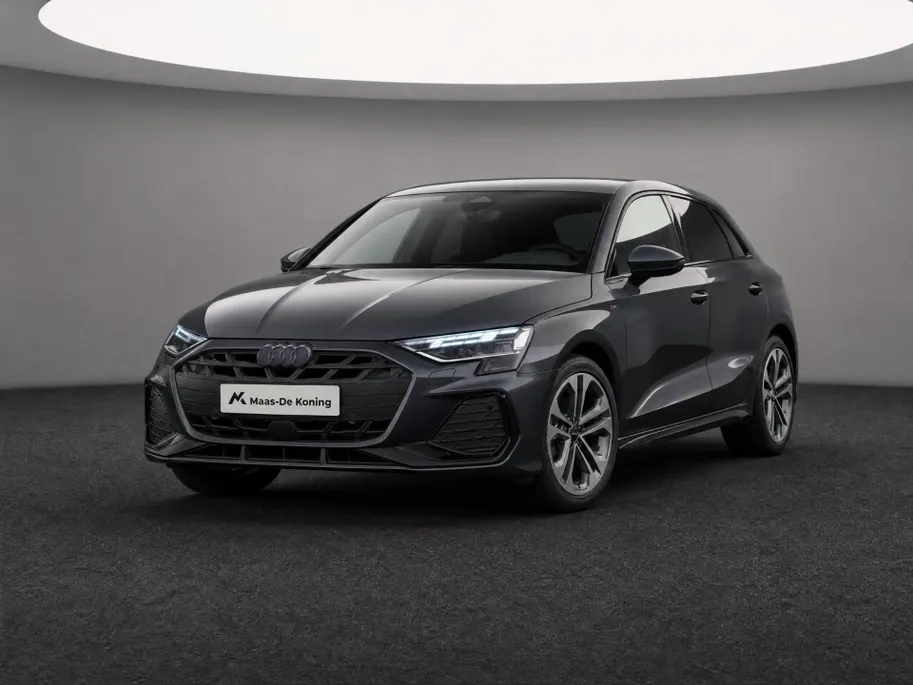 Audi A3 Sportback 40 TFSI e S edition 204 PK · Assistentiepakket rijden en parkeren plus · Optiekpakket zwart plus · Lichtpakket plus ambient light · MEGA Sale