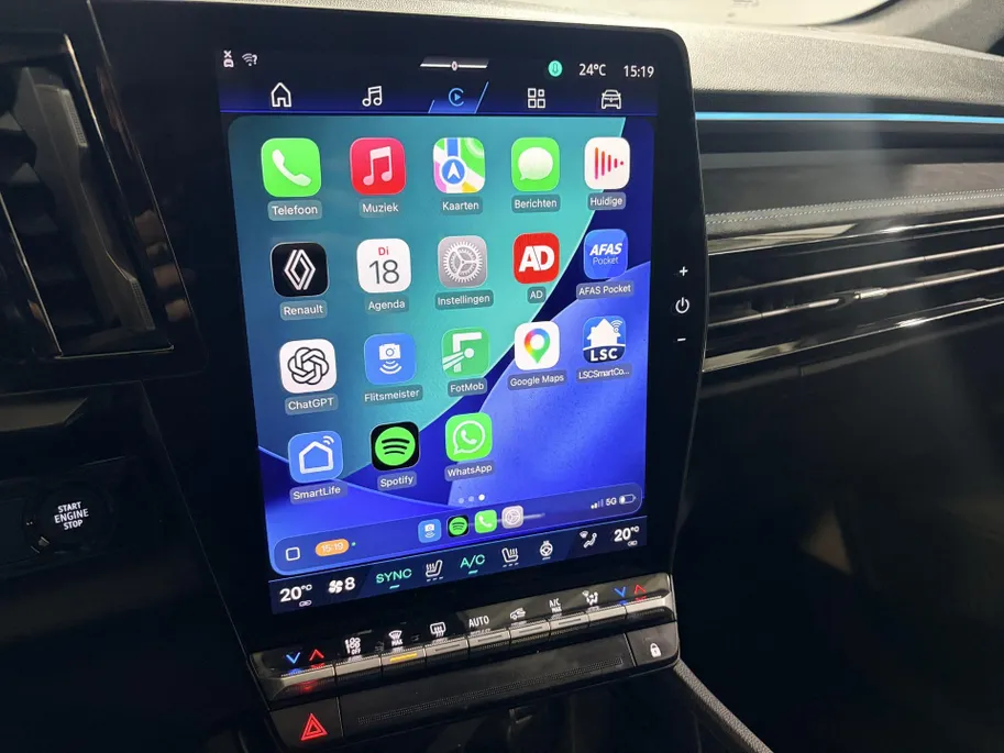 Renault Austral 200PK E-Tech Full Hybrid Esprit Alpine Automaat | 1e eigenaar | Google Navi | Camera | Adaptive Cruise Control | Climate Control | Elektrische Achterklep | Lichtmetalen Velgen | Parkeersensoren | Stoelverwarming | Stuurwielverwarming |