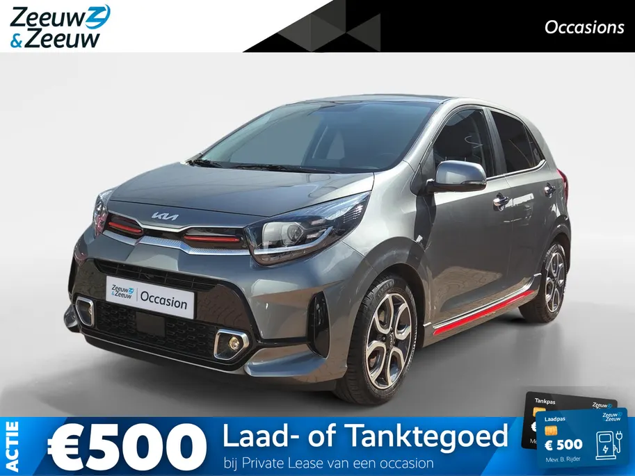 Kia Picanto 1.0 DPi GT-Line 1e Eigenaar | Navi | Climate & cruise control | Metallic lak | Fabrieksgarantie | NAP