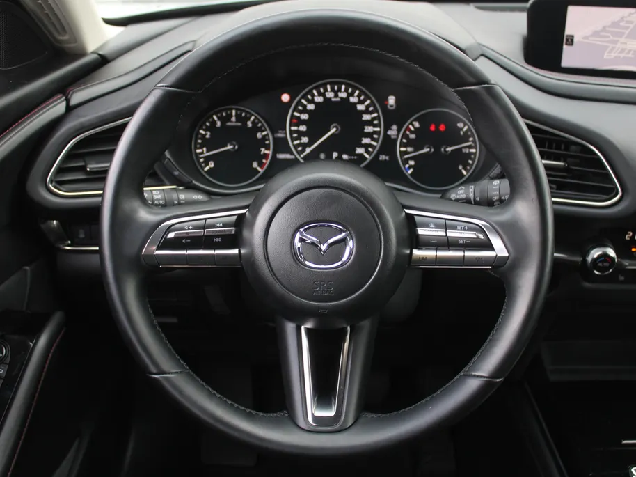 Mazda CX-30 2.0 e-SkyActiv-X M Hybrid Homura | 18' LM | Navi | Stoel-/stuurverwarming | Camera | Cruise adapt. | PDC | Dodehoek detectie | HUD | LED |