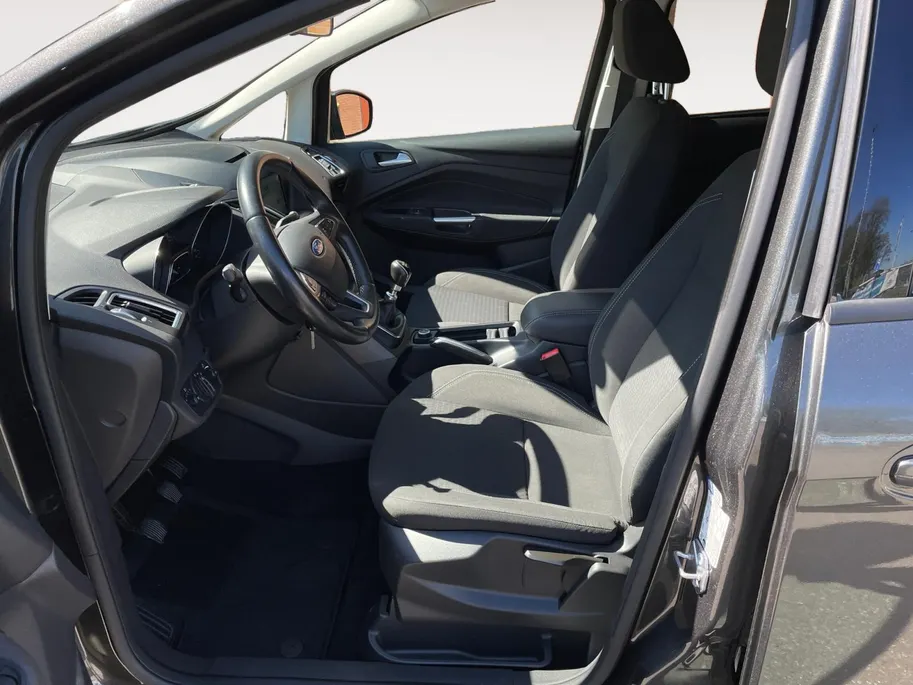 Ford Grand C-Max 1.0 Titanium 7Pers. | Navigatie | Voorruitverwarming | Stoelverwarming | Privacy Glass | Cruise Control | 17|  Velgen | Parkeersensoren voor en achter | Parkeerassistent | Zonneschermen