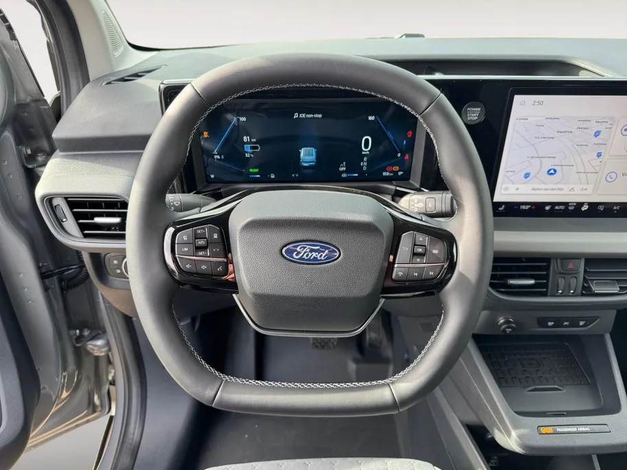 Ford E-Transit Courier Limited 46 kWh | Nieuw te bestellen | Prijs Exclusief BTW - Incl. Kosten Rijklaarmaken | Automaat | Trekhaak | Navigatiesysteem | Adaptieve Cruise Control | Dodehoek detectie