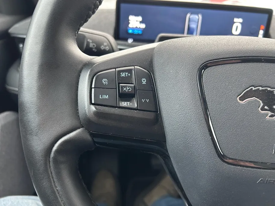 Ford Mustang Mach-E Extended RWD 98 kWh 294pk | 95,5% SOH | WLTP 610km rijbereik | Stoel- stuur en voorruitverwarming | Panorama dak | Elektrische stoelen | Technologypack +