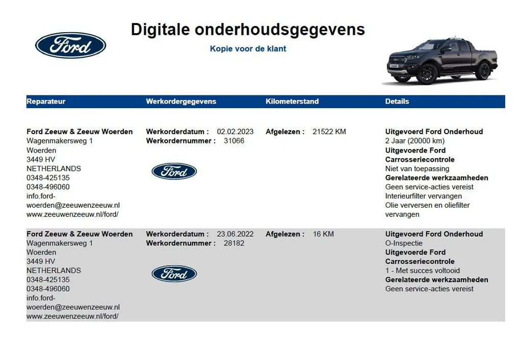 Ford Ranger 2.0 EcoBlue Wildtrak Supercab | NL auto | Dealer onderhouden | 213 pk | Trekhaak | Automaat | Rollertop | Stoelverwarming | Achteruitrijcamera | Parkeersensoren voor en achter | Adapt. cruise control | Apple carplay & Android auto | Bovag garantie |
