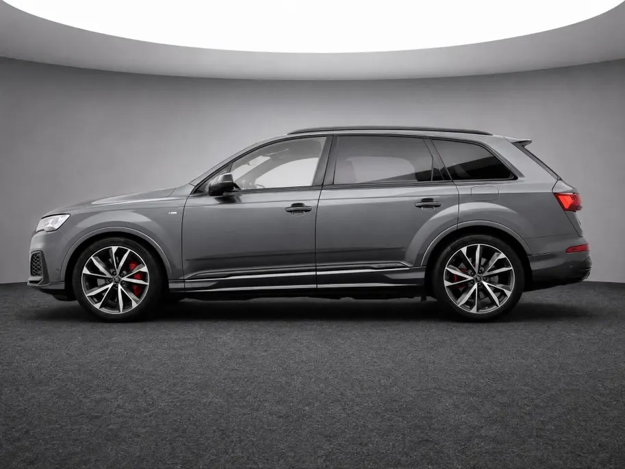 Audi Q7 60 TFSIe 462pk S-tronic Quattro Pro Line S Comp. · 360 Camera · Leder Valcona · Inklap. Trekhaak · B&O Sound · Keyless · Elek. Stoelen + Geheugen Bestuurder ·