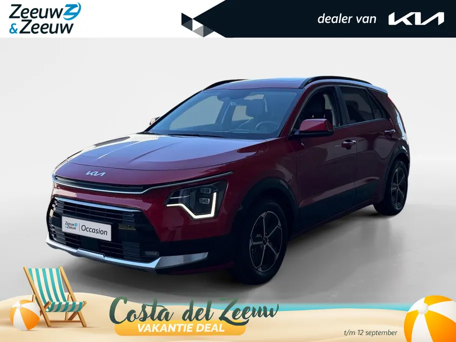 Kia Niro 1.6 GDi Hybrid DynamicPlusLine | Trekhaak | Schuifdak | Stoel en stuurverwarming | Dodehoekdetectie | Camera | verbruik 1 op 20!
