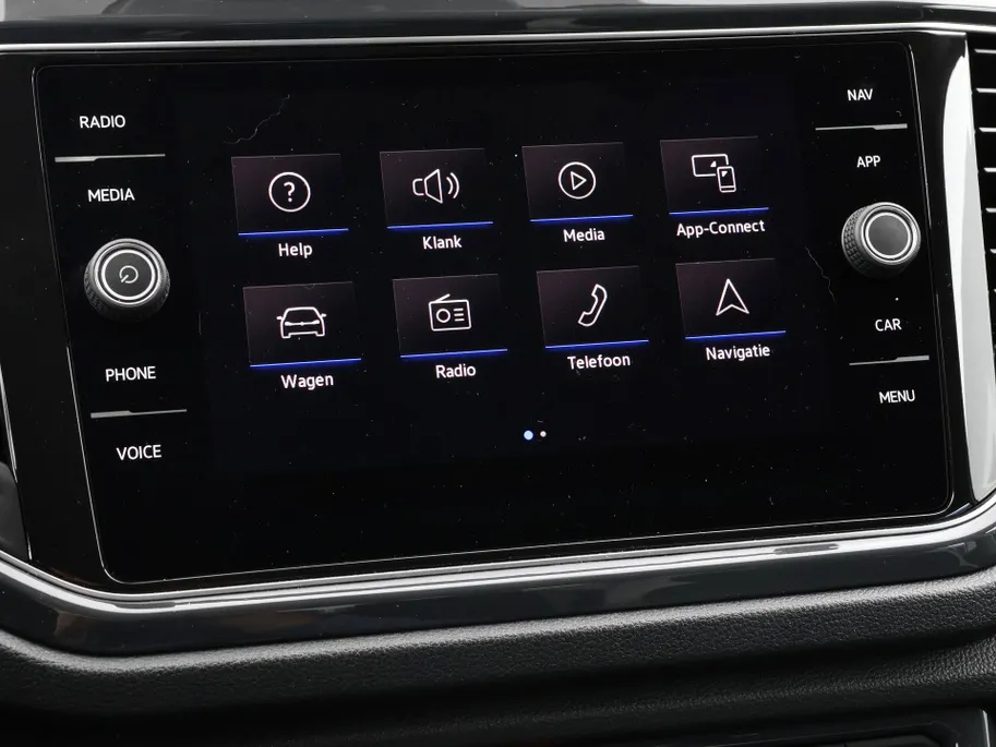 Volkswagen T-Roc 1.5 TSI 150pk DSG Sport · Camera · ACC · Alarmklasse 3 · Apple/Android Car Play · Verkeersbord Detectie · Elek. Inklapbare Spiegels ·