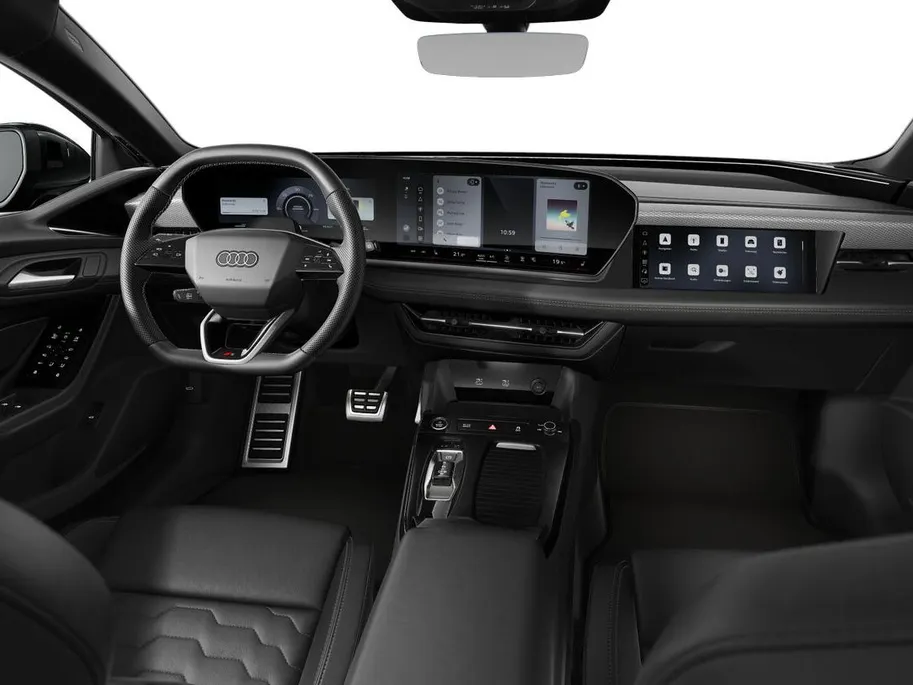 Audi A6 e-tron S edition 83 kWh 286 PK · Exterieurpakket zwart · Trekhaak elek. wegklapbaar · Lederen bekleding