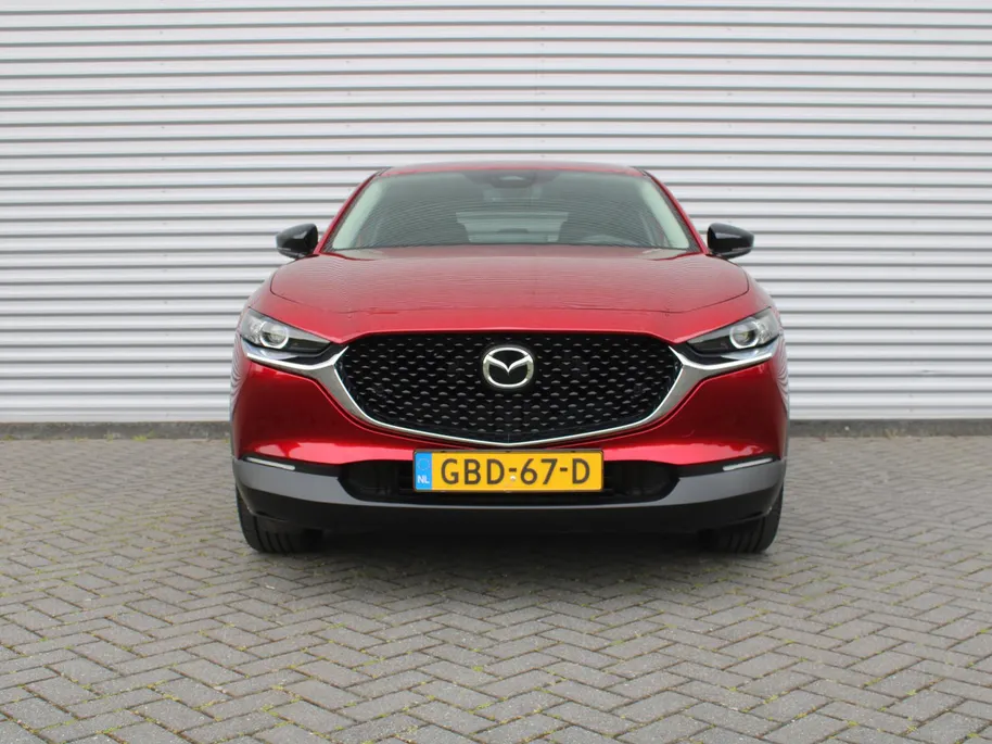 Mazda CX-30 2.0 e-SkyActiv-G M Hybrid Homura | Trekhaak | Camera | Stoelverwarming | HUD | 18" LM | Dodehoek detectie | Elek. achterklep | Cruise adapt. | LED |