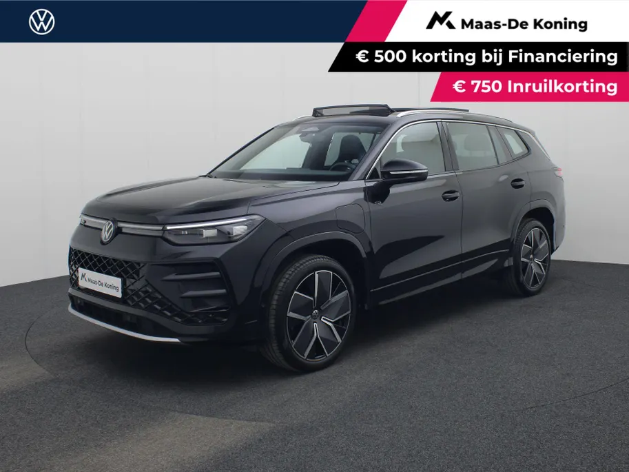 Volkswagen Tayron 1.5eHybrid 200kW/272PK R-Line Edition DSG · Panoramadak · Camera + Parkeersensoren · Massagefunctie · Garantie t/m 29-12-2030 of 100000km  · EXTRA INRUILKORTING ·