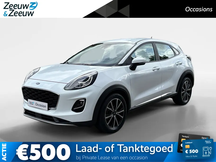Ford Puma 1.0 EcoBoost Hybrid Titanium | Stoelverwarming | Stuurverwarming | Cruise Control | Lane Assist | Apple Carplay | Android Auto | 1 Jaar Bovag Garantie |