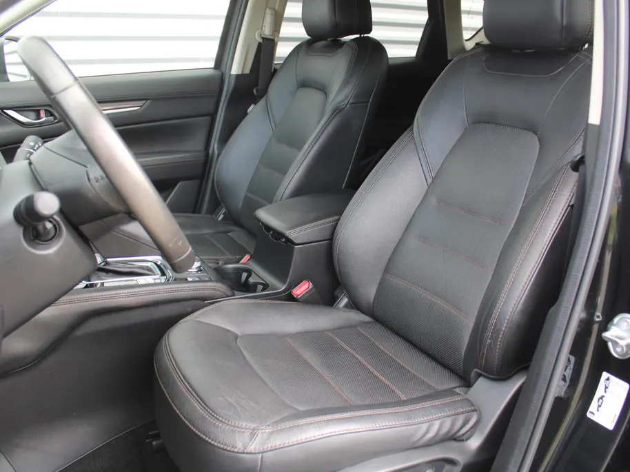Mazda CX-5 2.0 SkyActiv-G 6AT 165PK Business Luxury | Stuur-/stoelverwarming + ventilatie | Geheugenstoel | 360 Camera | HUD | Leer | 19" LM | Dodehoek detectie | Bose |