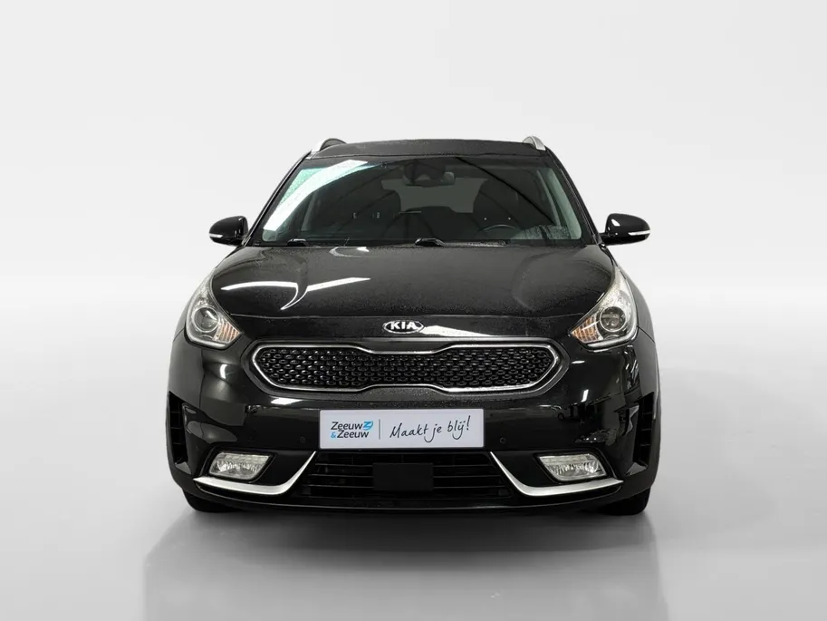 Kia Niro 1.6 GDi Hybrid ExecutiveLine AUTOMAAT AIRCO CAMERA LEER STOELVERWARMING+STOELKOELING STUURVERWARMING LM VELGEN HOGE INSTAP ELECTRISCHE STOELEN JBLSPEAKERS ZEER MOOIE AUTO