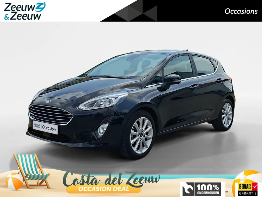 Ford Fiesta 1.0 EcoBoost Titanium | Dealeronderhouden | First edition pack | Adaptieve cruise control | Voorruitverwarming | Parkeer sensoren