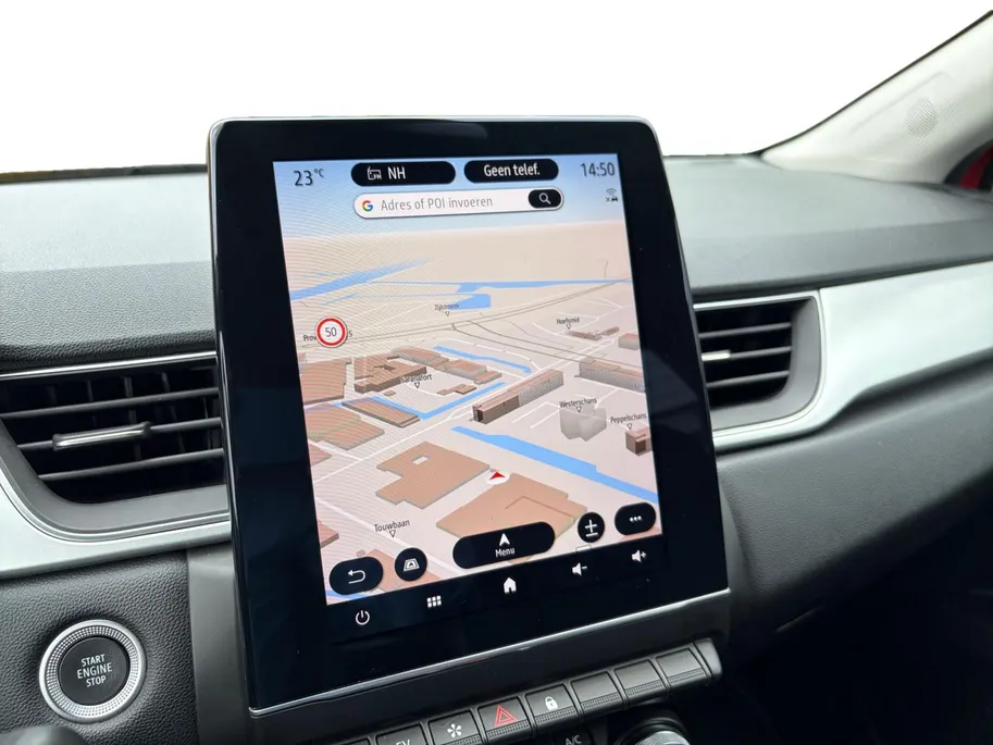 Renault Captur 1.6 E-Tech Hybrid 145 Intens Apple Carplay/Android Auto , electronic climate controle , Camera , cruise , tel , lm velgen , parkeersensoren , navi groot scherm .