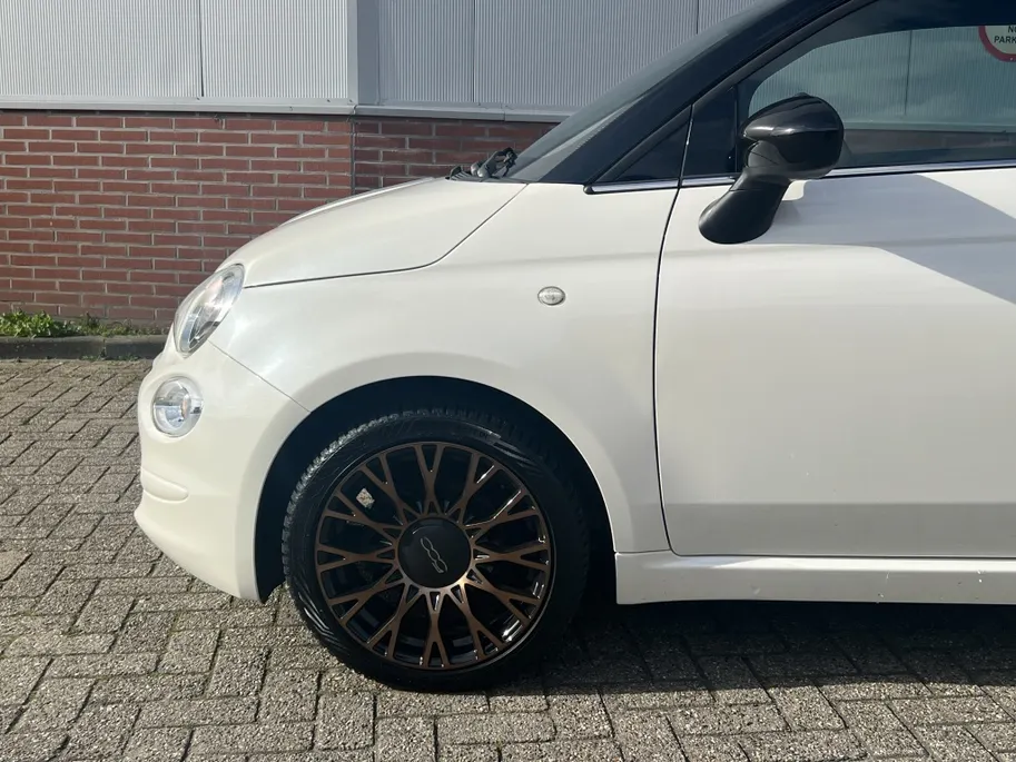 Fiat 500 TwinAir Turbo 85 PK 120th | Carplay | Navi | BiColore | 16'