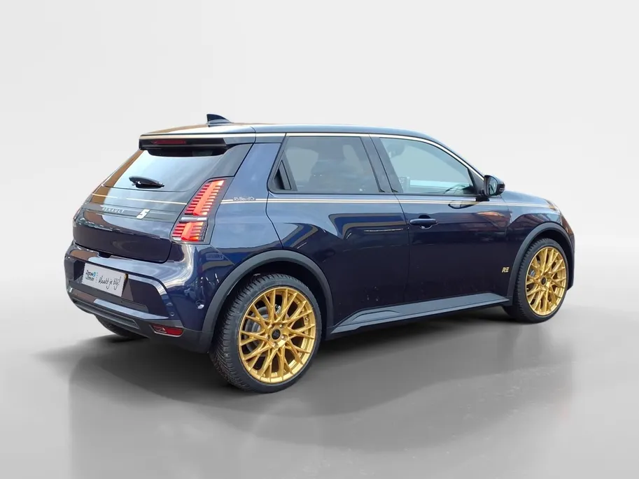 Renault 5 urban range iconic cinq 40 kWh | Bleu d'Or 3/25 | Pack Winter | Carplay | Gouden Velgen | Unieke Uitvoering |