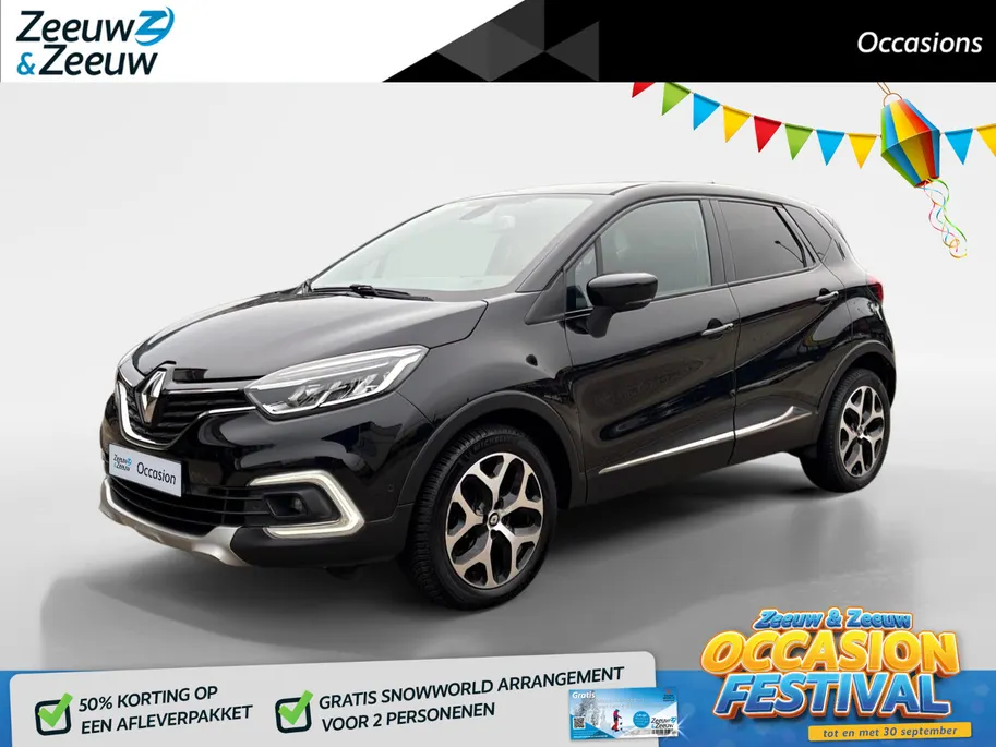 Renault Captur 0.9 TCe Edition One | Trekhaak | Stoelvw | Leder | Cruise | Camera | Navi |