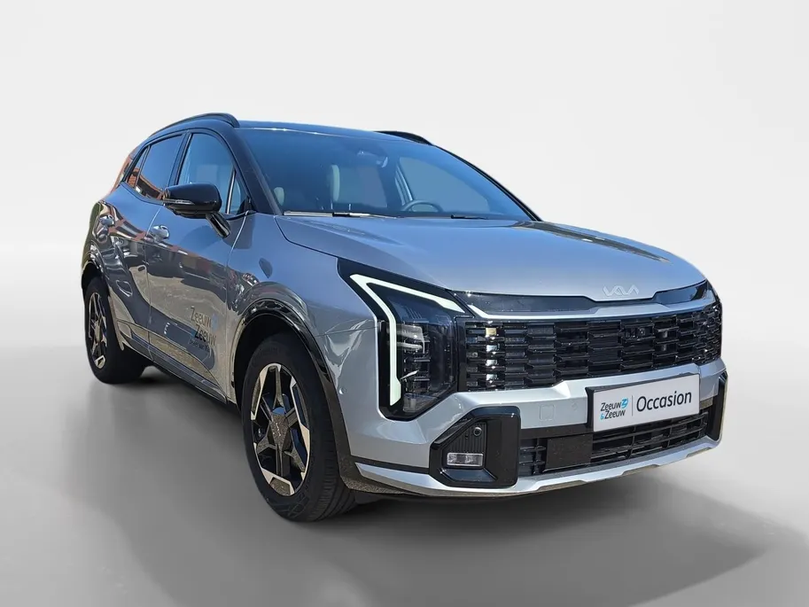 Kia Sportage 1.6 T-GDi Hybrid GT-PlusLine | Schuif/kanteldak | Lederen bekleding | 360 Graden camera | Head up display | Elektrische achterklep | Elektrische stoel verstelling met geheugen | Stoel verwarming + ventilatie voor | Dodehoek camera | Draadloze oplader | Ad