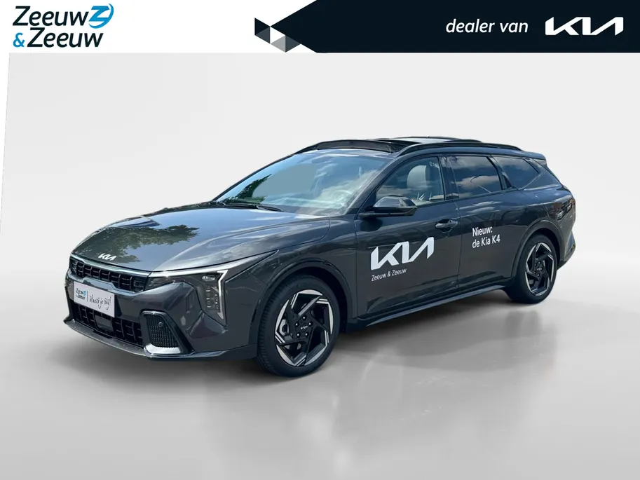 Kia K4 Sportswagon 1.0 T-GDi MHEV GT-Line Launch Edition (pano) Dodehoekassistentie | Kruisend verkeersassistentie achter | Uitstapwaarschuwing | Stoel + stuurwielverwarming
