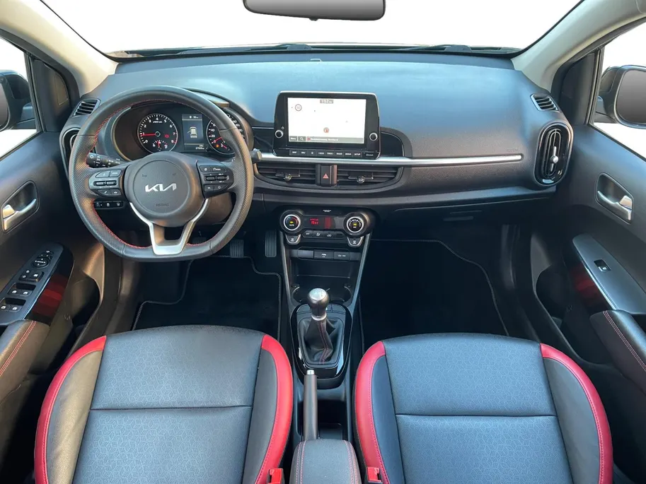 Kia Picanto 1.0 DPi GT-Line | Lederen bekleding| Navigatie| Climate Controle| Lichtmetalen velgen| Camera| Parkeersensoren| Metallic lak|