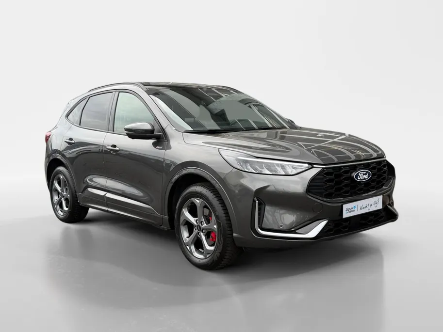 Ford Kuga 2.5 PHEV ST-Line X | Panoramadak | Trekhaak | Stoel/Stuur en Voorruitverwarming | Elektr. Memory Seats | Elektr. Achterklep | Fabrieksgarantie!| B&O Sound | Driver Assistance Pack |
