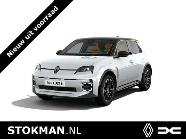 Renault 5 Iconic cinq | Achteruitrijcamera | Elektrisch verwarmbare voorstoelen | ISOFIX-bevestigingssysteem voor kinderzitjes op passagiersstoel en op de twee buitenste zitplaatsen achter