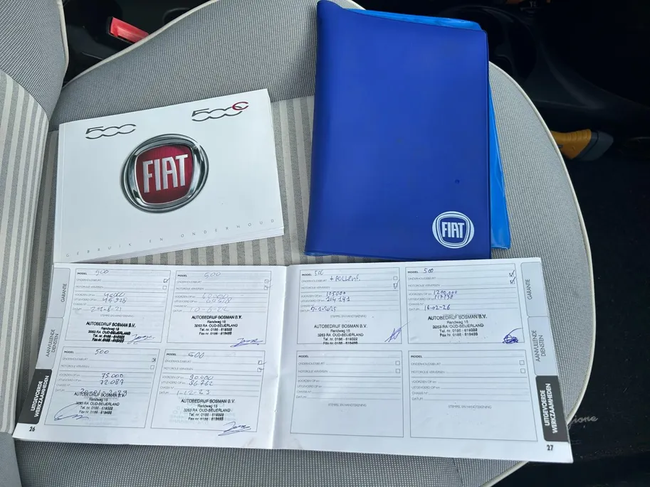Fiat 500 0.9 TwinAir Turbo Collezione Navi, Airco, Panoramadak, Telefoonkoppeling, Parkeersensoren etc.! Nu rijklaarprijs inclusief 12 maanden garantie!!