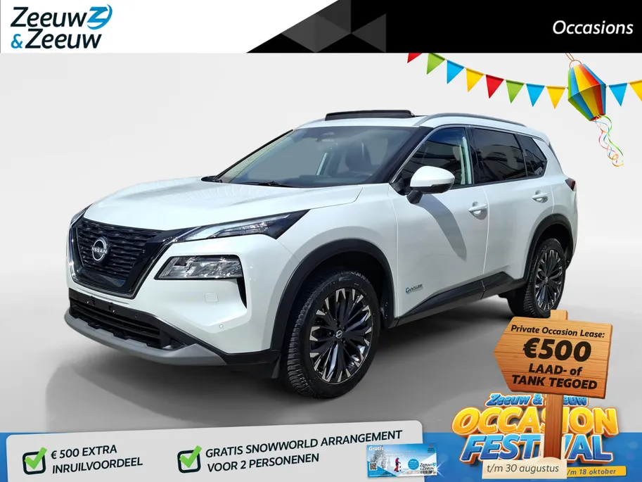 Nissan X-Trail E-Power Tekna | Schuifkanteldak | Carplay | Bomvol optie's | Elektrsiche achterklep |